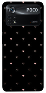 Чехол Сердечки для Xiaomi Poco X4 Pro