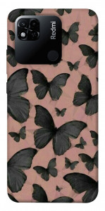 Чехол Порхающие бабочки для Xiaomi Redmi 10A