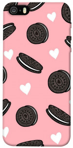 Чехол Печенье Opeo pink для iPhone SE