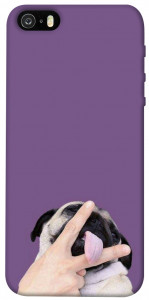 Чехол Мопс для iPhone SE