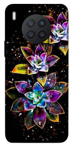 Чехол Flowers on black для Huawei nova 8i