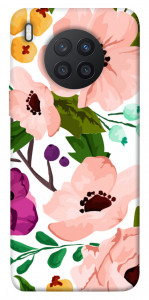Чехол Акварельные цветы для Huawei nova 8i