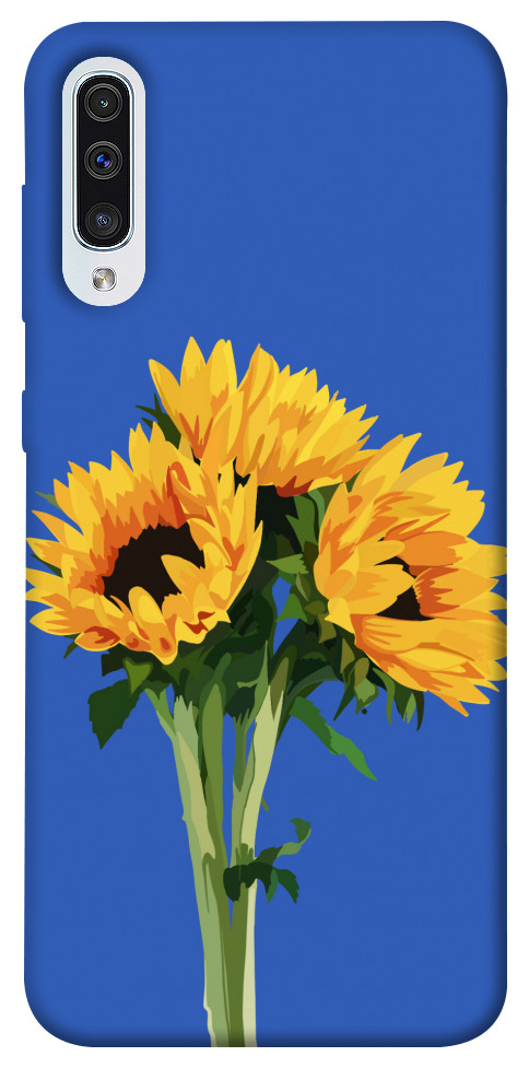 Чехол Bouquet of sunflowers для Galaxy A50 (2019)