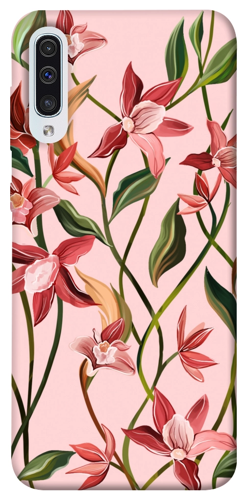 Чехол Floral motifs для Galaxy A50 (2019)