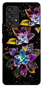 Чехол Flowers on black для Galaxy A53