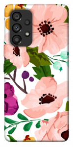 Чохол Акварельні квіти для Galaxy A53