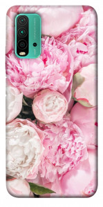 Чехол Pink peonies для Xiaomi Redmi 9 Power