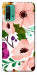 Чехол Акварельные цветы для Xiaomi Redmi Note 9 4G
