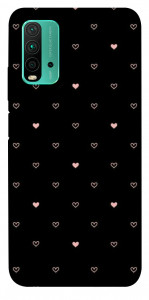 Чехол Сердечки для Xiaomi Redmi Note 9 4G