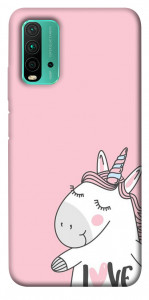 Чехол Unicorn love для Xiaomi Redmi Note 9 4G