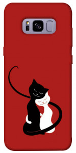 Чехол Влюбленные коты для Galaxy S8+