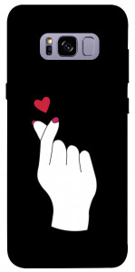 Чехол Сердце в руке для Galaxy S8+