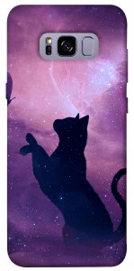 Чохол Кіт та метелик для Galaxy S8+