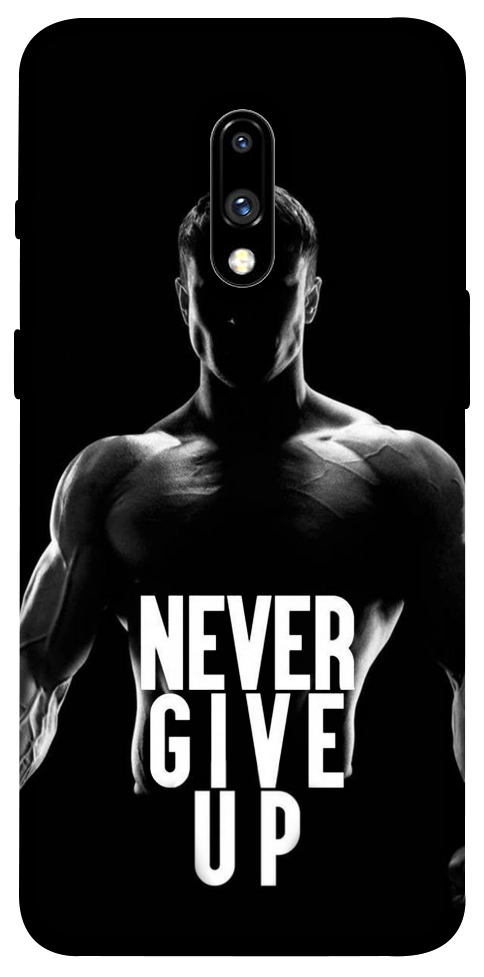 Чохол Never give up для OnePlus 7