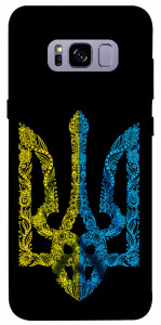 Чохол Жовтоблакитний герб для Galaxy S8+
