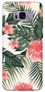 Чехол Tropic flowers для Galaxy S8+
