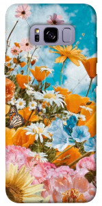 Чехол Летние цветы для Galaxy S8+