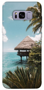 Чехол Тропический остров для Galaxy S8+