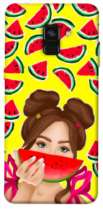 Чохол Watermelon girl для Galaxy A8 (2018)