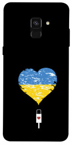Чехол З Україною в серці для Galaxy A8 (2018)