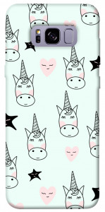 Чехол Heart unicorn для Galaxy S8+