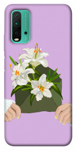 Чехол Flower message для Xiaomi Redmi 9T