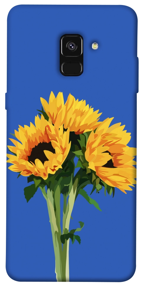 Чохол Bouquet of sunflowers для Galaxy A8 (2018)