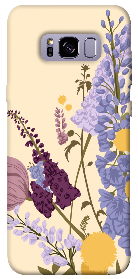Чехол Flowers art для Galaxy S8+