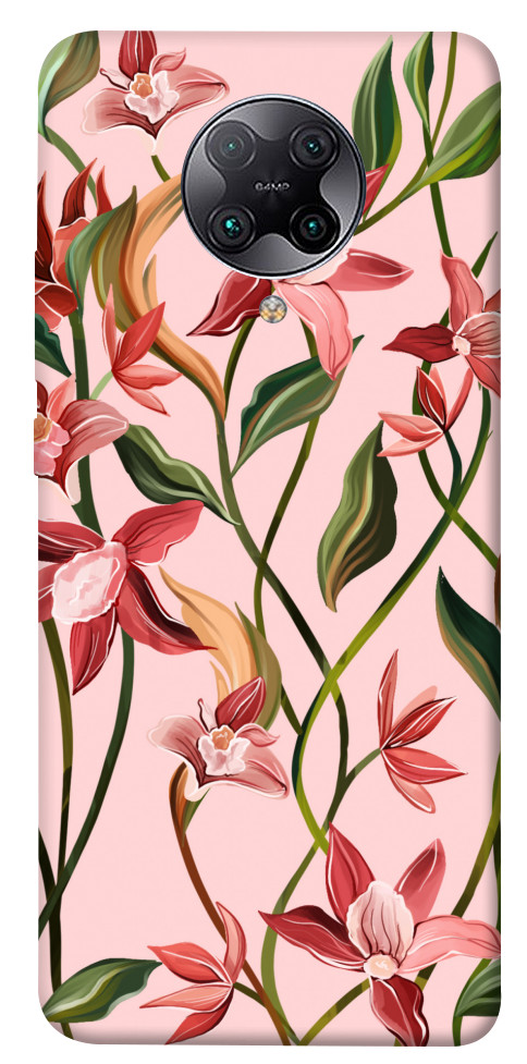 Чехол Floral motifs для Xiaomi Redmi K30 Pro