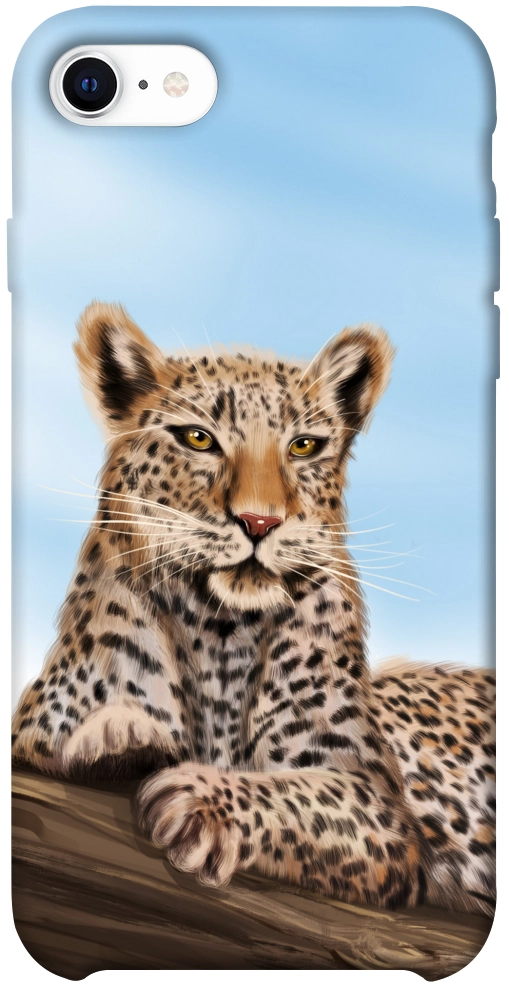 Чехол Proud leopard для iPhone SE (2020)