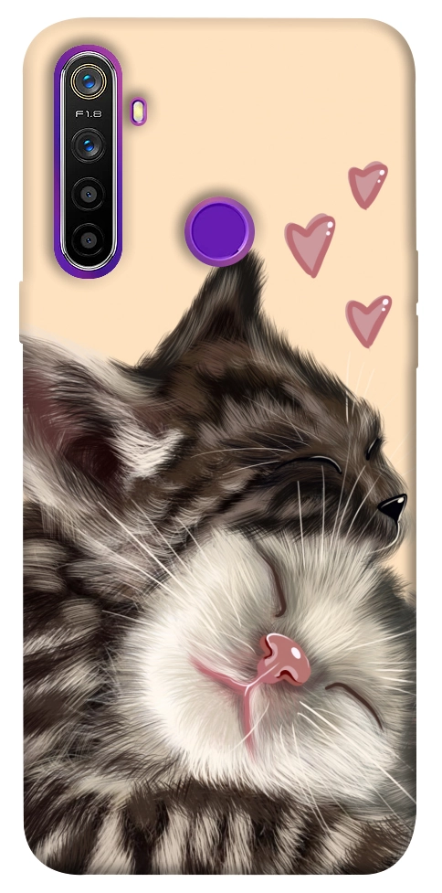 Чехол Cats love для Realme 5