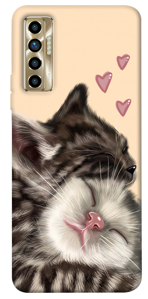 Чохол Cats love для TECNO Camon 17P