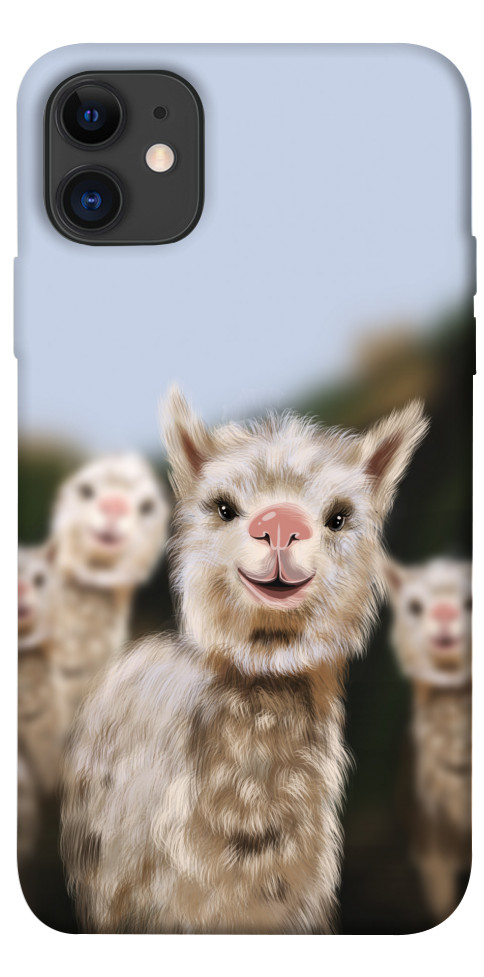 Чохол Funny llamas для iPhone 11