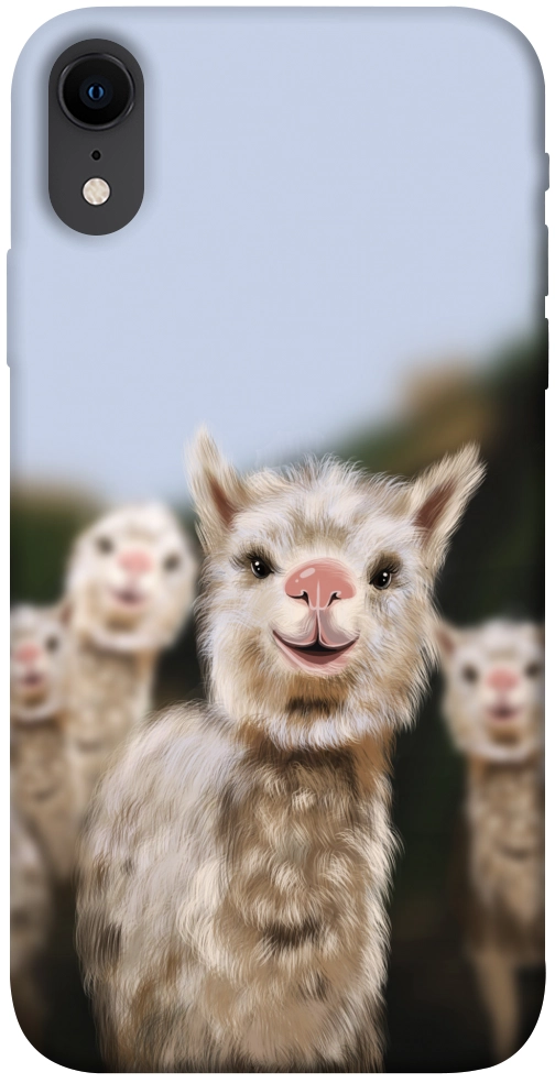 Чехол Funny llamas для iPhone XR