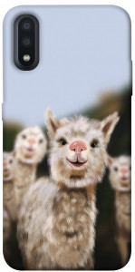 Чехол Funny llamas для Galaxy A01