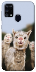 Чохол Funny llamas для Galaxy M31 (2020)