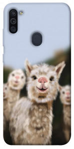 Чохол Funny llamas для Galaxy M11 (2020)