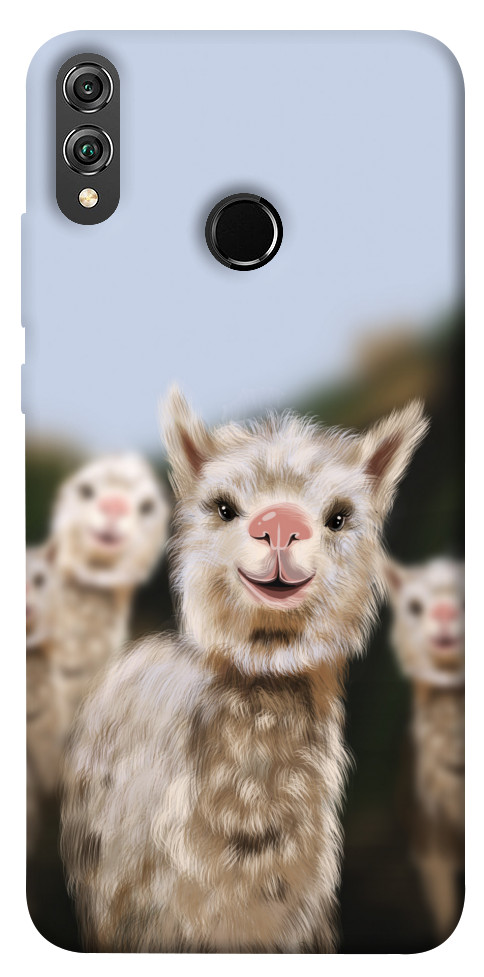 Чохол Funny llamas для Huawei Honor 8X