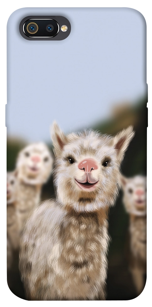 Чехол Funny llamas для Realme C2