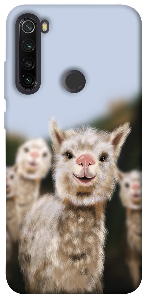 Чохол Funny llamas для Xiaomi Redmi Note 8T