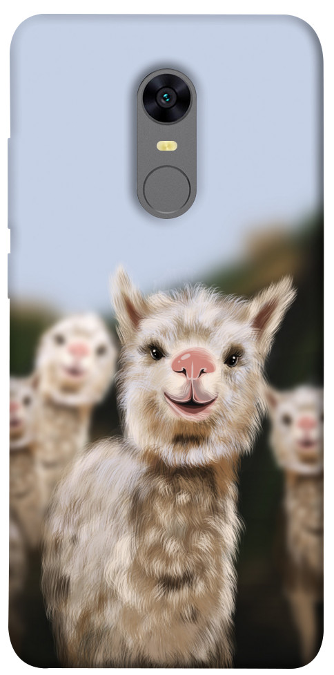 Чехол Funny llamas для Xiaomi Redmi Note 5 (Single Camera)