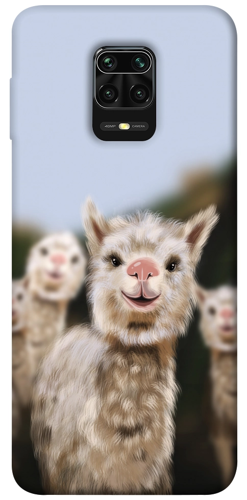 Чехол Funny llamas для Xiaomi Redmi Note 9 Pro