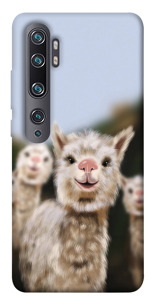 Чехол Funny llamas для Xiaomi Mi Note 10