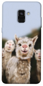 Чехол Funny llamas для Galaxy A8 (2018)