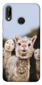 Чохол Funny llamas для Huawei P20 Lite