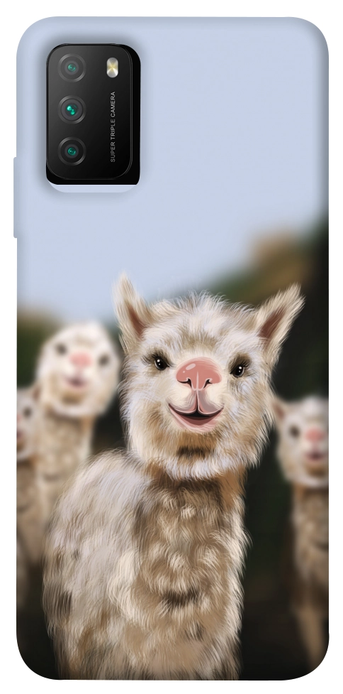 Чехол Funny llamas для Xiaomi Poco M3