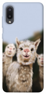 Чехол Funny llamas для Galaxy A02
