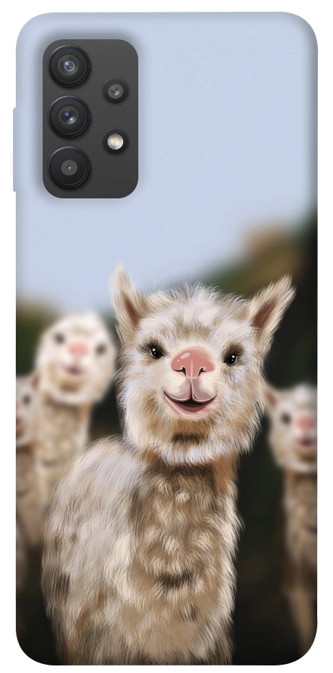 Чохол Funny llamas для Galaxy A32 4G