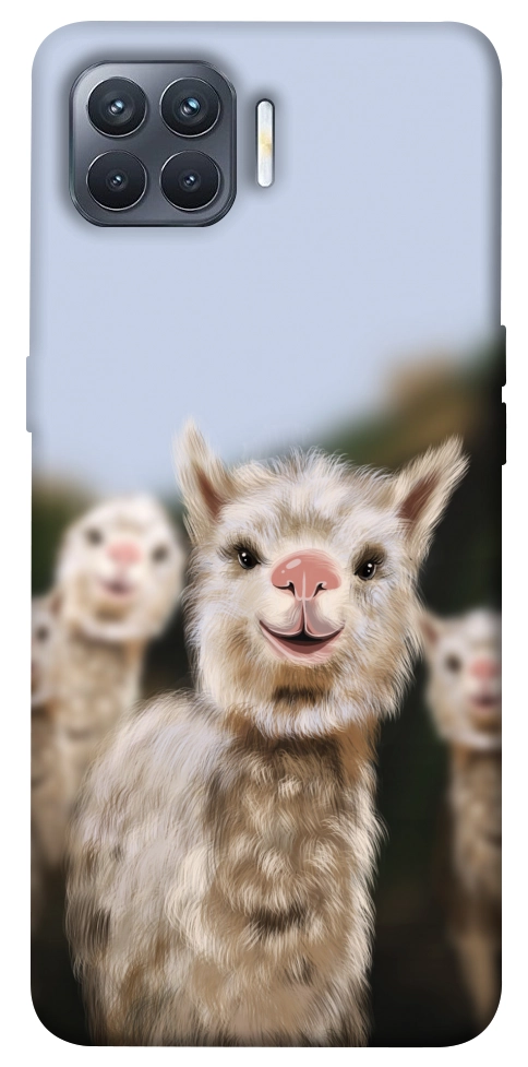 Чохол Funny llamas для Oppo Reno 4 Lite