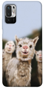 Чохол Funny llamas для Xiaomi Redmi Note 10 5G